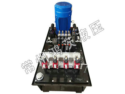 四缸同步液压系统